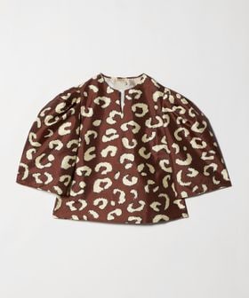 STELLA NOVA/＜STELLA NOVA＞CRISP BLOUSE LEOPARD/ブラウス/シャツ / ブラウス