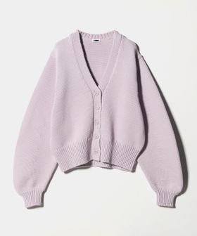 H BEAUTY&YOUTH/＜H＞コットンナイロン リリヤーン カーディガン/カーディガン / ボレロ