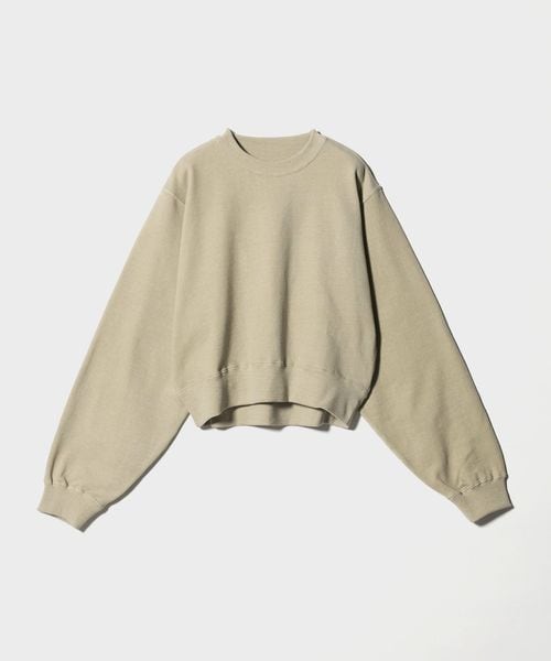 H BEAUTY&YOUTH/＜H＞コットン ヴィンテージ バックガゼット スウェットプルオーバー/スウェット / パーカー