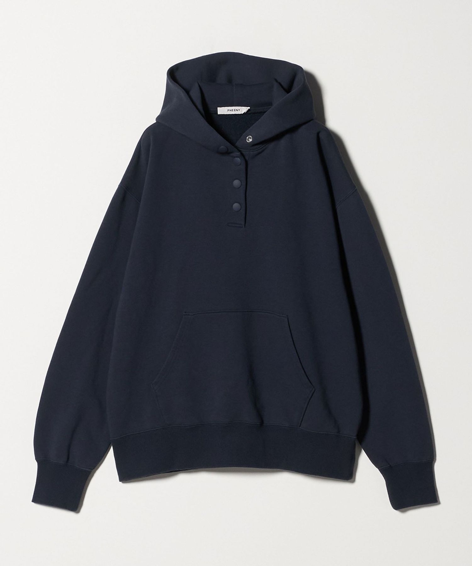 pheeny Athletic fleece hoodie パーカー PHEENY/ATHLETIC FLEECE ZIP UP HOODIE(PURPLE)