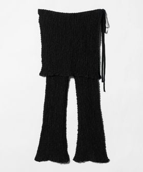 PHEENY/＜PHEENY＞レース レイヤード フレアパンツ/その他パンツ