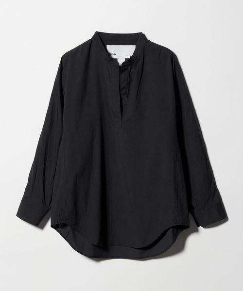 TICCA/＜TICCA＞NO COLLAR SKIPPER SHIRT/シャツ/シャツ / ブラウス