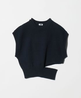 H BEAUTY&YOUTH/＜H＞コットン スリット ニットベスト/ベスト