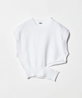 H BEAUTY&YOUTH/＜H＞コットン スリット ニットベスト/ベスト