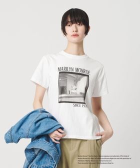 GOOD ROCK SPEED/【別注】＜GOOD ROCK SPEED＞Marilyn Monroe フォトプリント Tシャツ/Tシャツ / カットソー