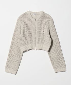 H BEAUTY&YOUTH/＜H＞ローゲージ ジップカーディガン/カーディガン / ボレロ