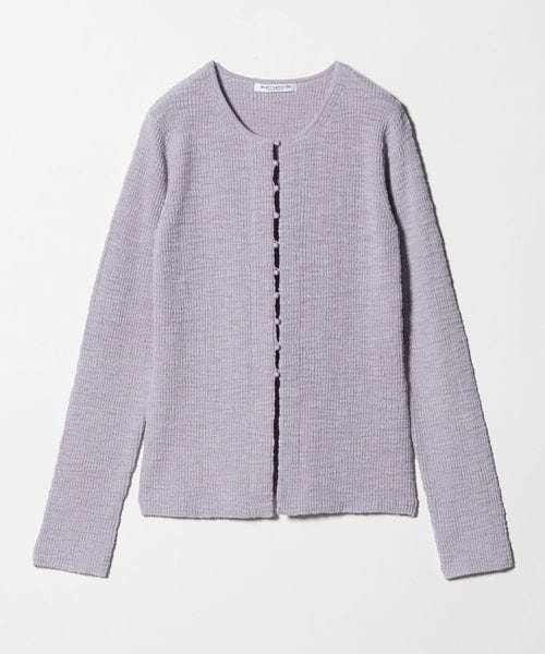 BEAUTY&YOUTH/コットンナイロンスラブ フロントボタン カーディガン/カーディガン / ボレロ