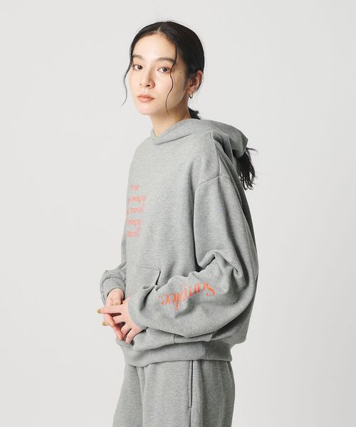 BEAUTY&YOUTH/【別注】＜Samplee＞プリント スウェットフーディ/スウェット / パーカー