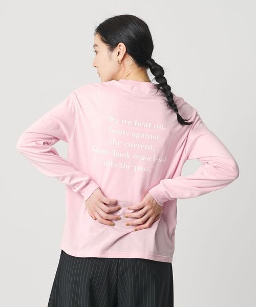 BEAUTY&YOUTH/【別注】＜Samplee＞プリント ロングスリーブTシャツ/Tシャツ / カットソー