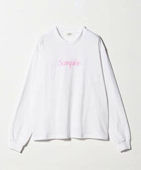 BEAUTY&YOUTH/【別注】＜Samplee＞プリント ロングスリーブTシャツ/Tシャツ / カットソー