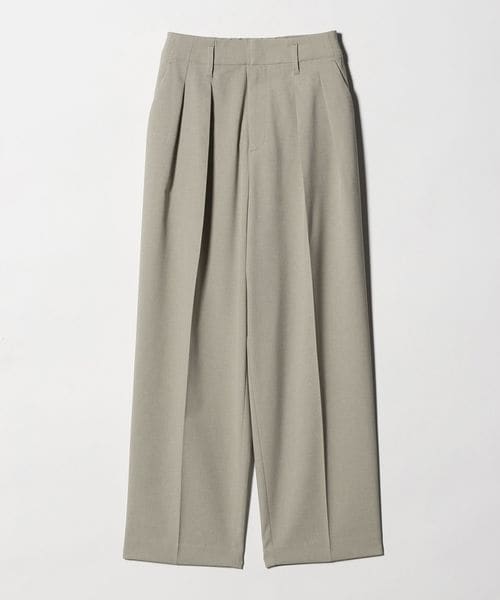 BEAUTY&YOUTH/2タックテーパードパンツ 吸水速乾 防シワ UV/イージーパンツ