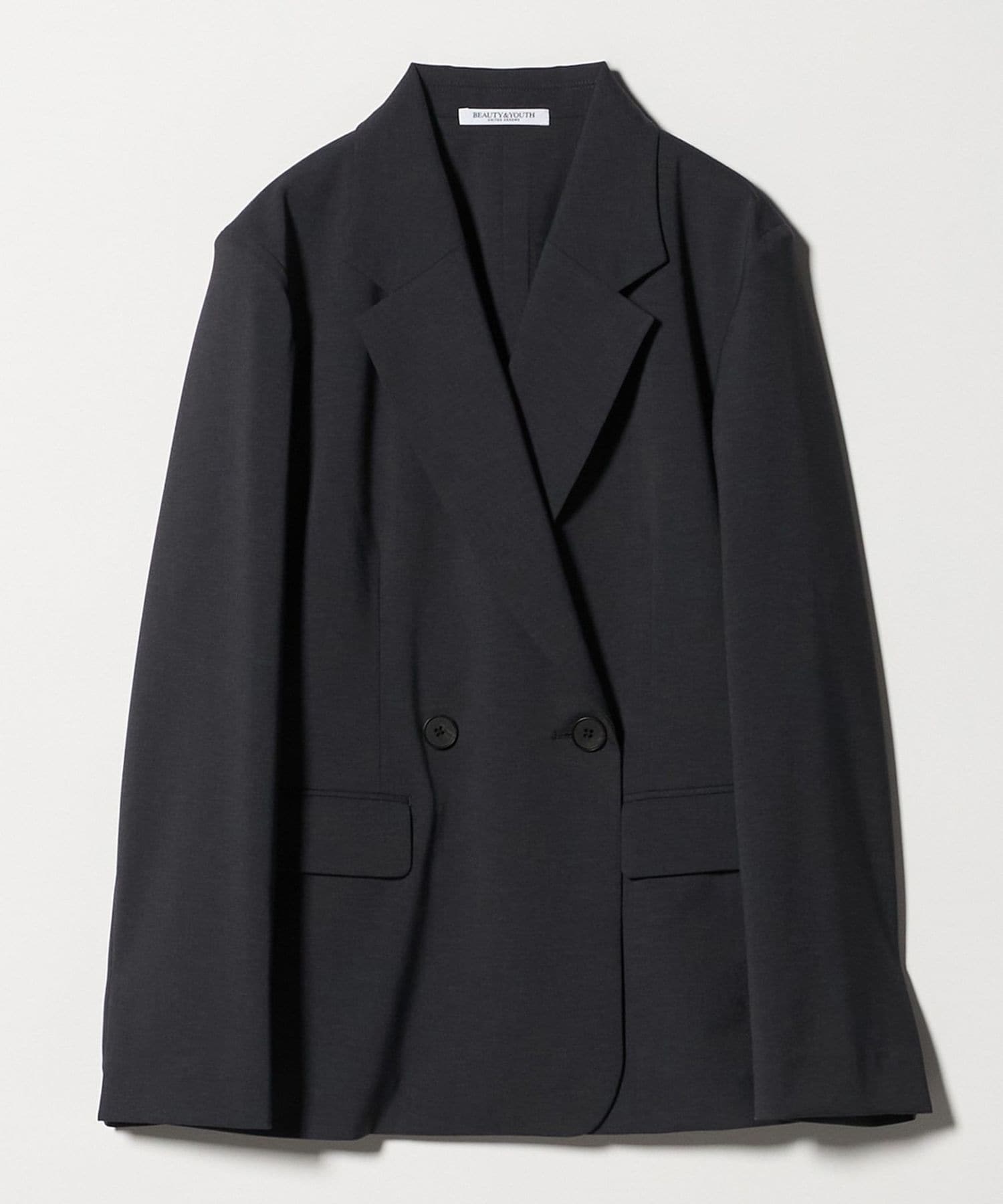 2ボタン ダブルジャケット 吸水速乾 防シワ UV