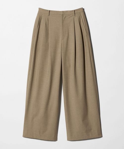 BEAUTY&YOUTH/バックラップタックパンツ ウォッシャブル/その他パンツ