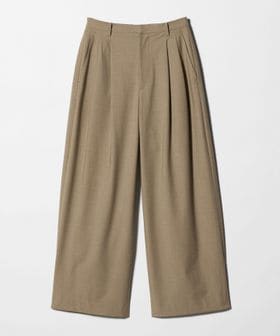 BEAUTY&YOUTH/バックラップタックパンツ ウォッシャブル/その他パンツ