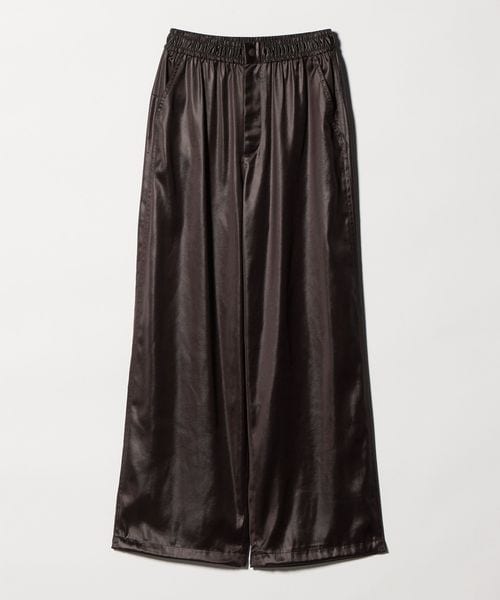 BEAUTY&YOUTH/チンツゴム ワイドパンツ ウォッシャブル/イージーパンツ