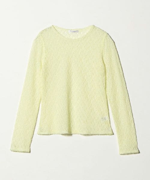 BEAUTY&YOUTH/フラワーレース プルオーバー/Tシャツ / カットソー