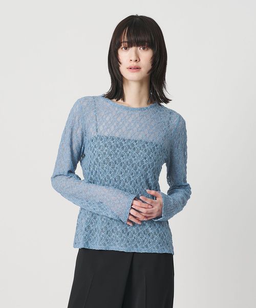 BEAUTY&YOUTH/フラワーレース プルオーバー/Tシャツ / カットソー