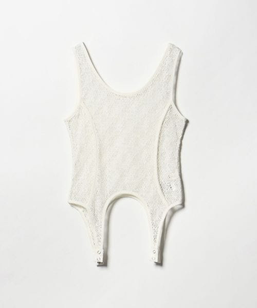 muller of yoshiokubo/＜muller of yoshiokubo＞メッシュ ガーター タンクトップ/タンクトップ / キャミソール