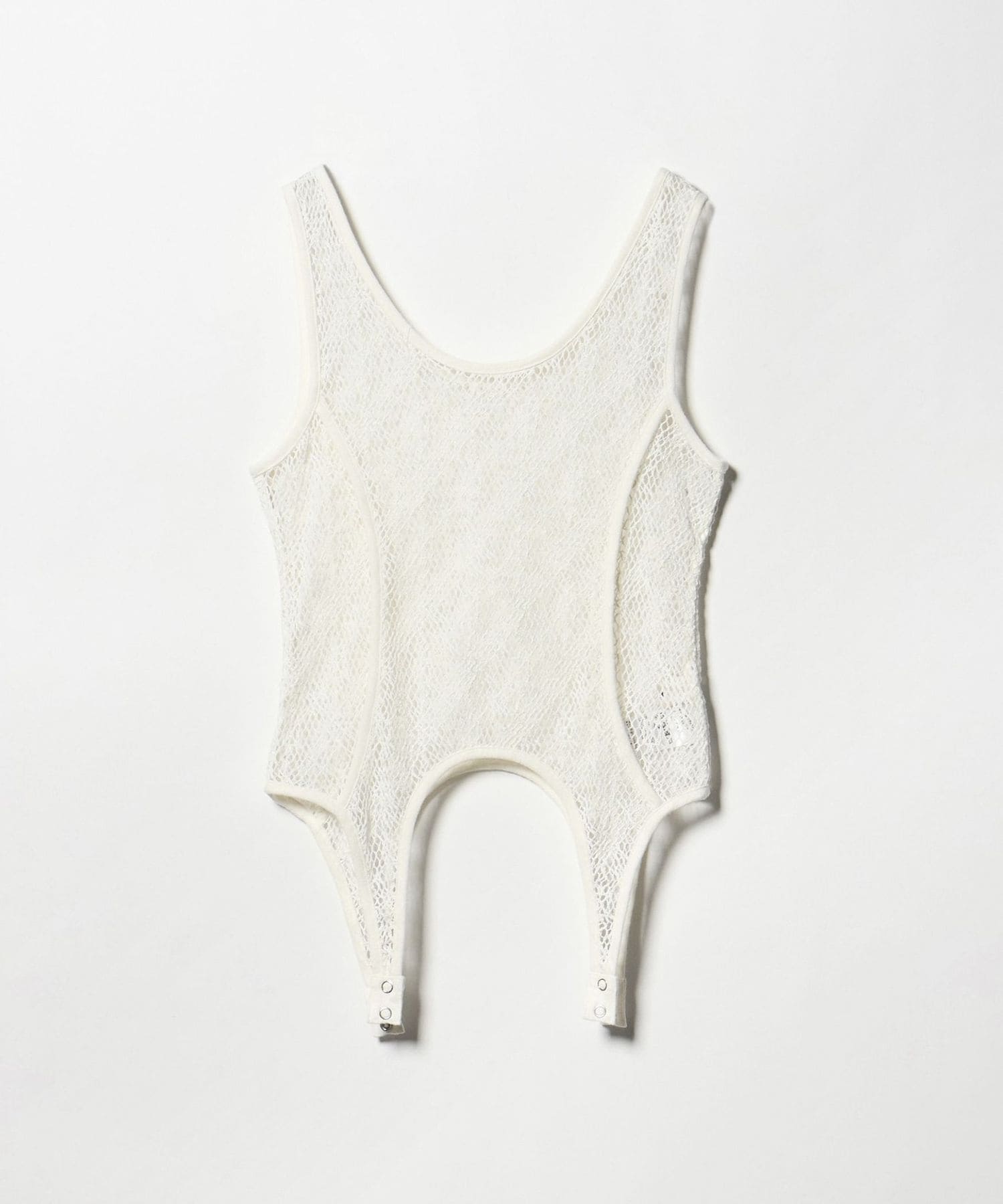 muller of yoshiokubo＞メッシュ ガーター タンクトップ