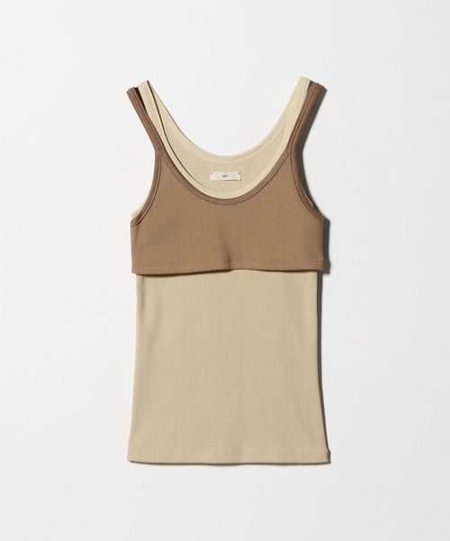 ONIT/＜ONIT＞リブ レイヤード タンクトップ/タンクトップ / キャミソール