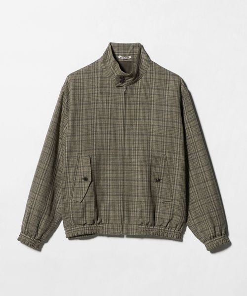 AURALEE/＜AURALEE＞チェック ジップアップ ブルゾン/その他コート / ブルゾン