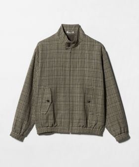 AURALEE/＜AURALEE＞チェック ジップアップ ブルゾン/その他コート / ブルゾン