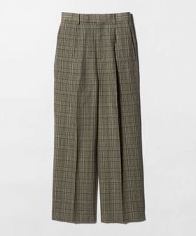 AURALEE/＜AURALEE＞チェック ワンタック パンツ/スラックス