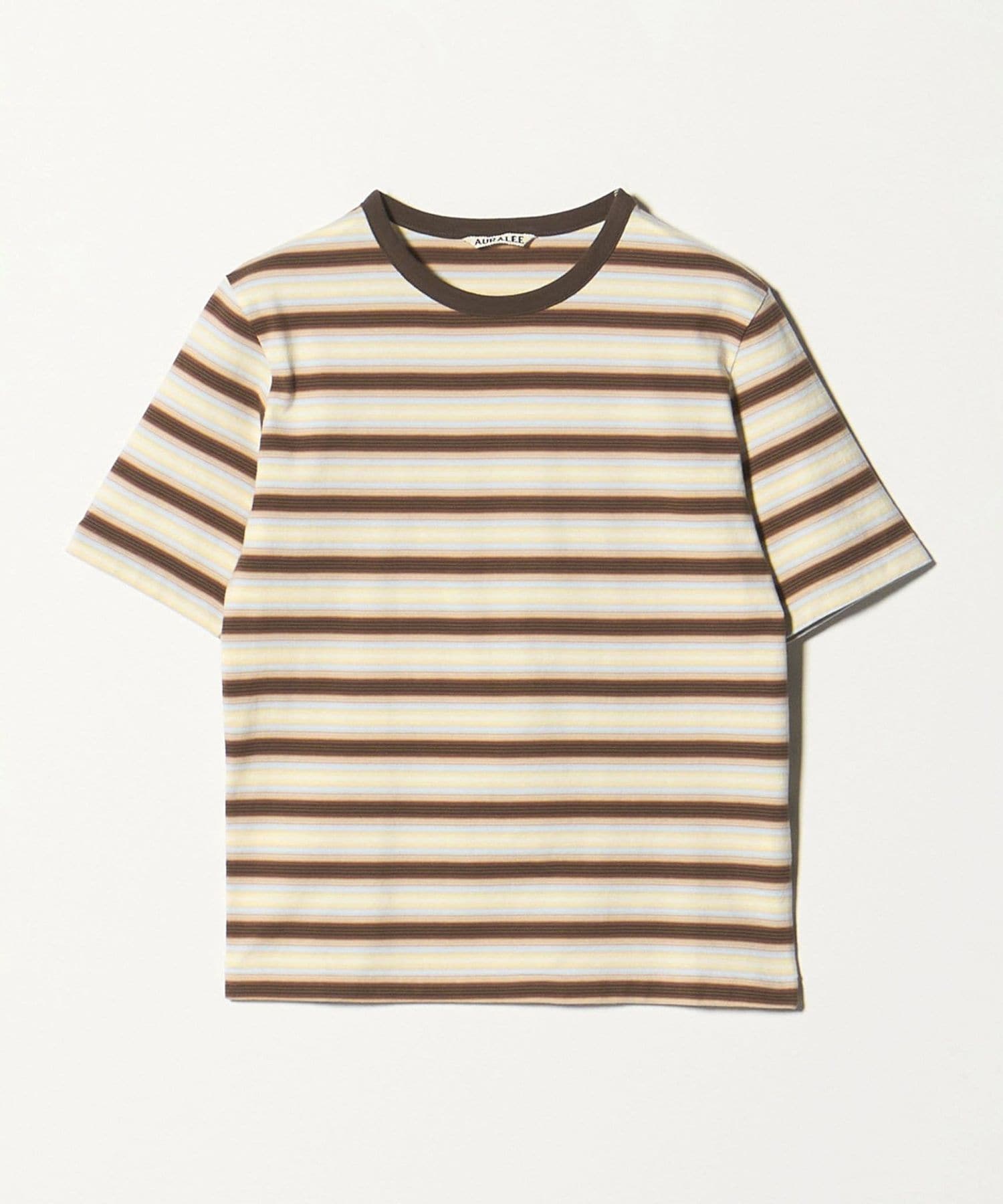 m*.様 今期新作 AURALEE グラデーションボーダー ショートスリーブ T AURALEE＞グラデーションボーダー ショートスリーブ Tシャツ