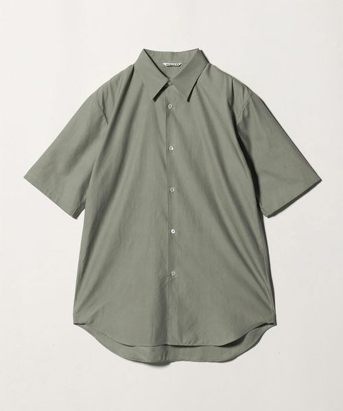 AURALEE/＜AURALEE＞ハーフスリーブ レギュラーカラー シャツ/シャツ / ブラウス
