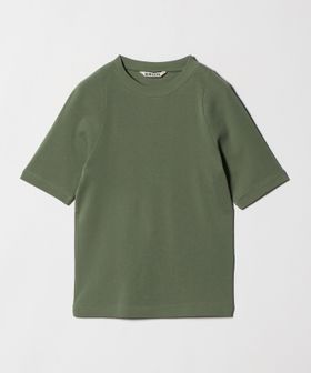 AURALEE/＜AURALEE＞コットン ファインリブ Tシャツ/Tシャツ / カットソー