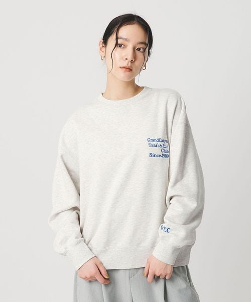 BEAUTY&YOUTH/コットン裏毛 ロゴスウェット プルオーバー/スウェット / パーカー