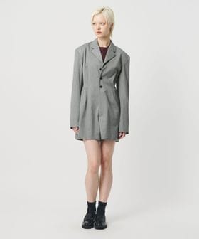 H BEAUTY&YOUTH/＜H＞ギャバクロス テーラードカラー オールインワン/オーバーオール / オールインワン