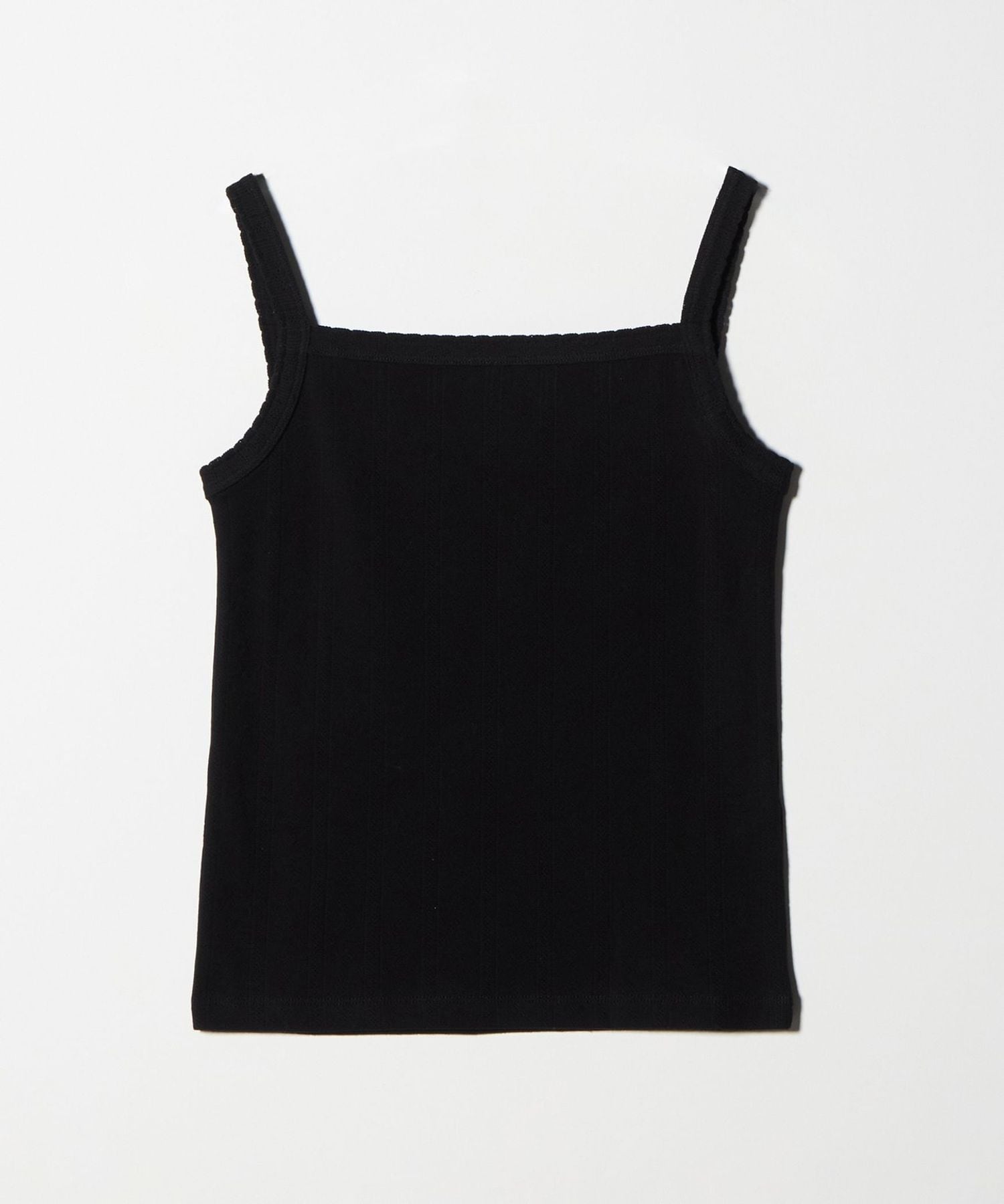 UNITED ARROWS beauty&youthガーリーキャミソール コットン パターンメッシュ キャミソール