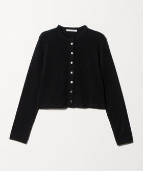 BEAUTY&YOUTH/コットン パターンメッシュ カーディガン ウォッシャブル/カーディガン / ボレロ