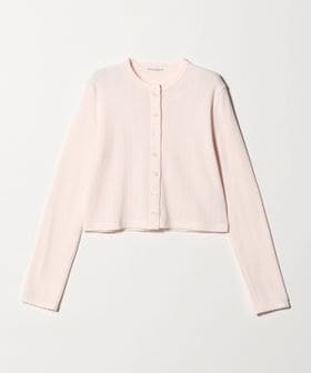 BEAUTY&YOUTH/コットン パターンメッシュ カーディガン ウォッシャブル/カーディガン / ボレロ