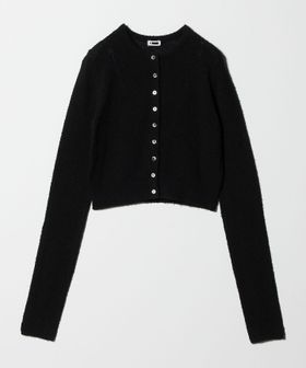 H BEAUTY&YOUTH/＜H＞カーリーヤーン ショート カーディガン/カーディガン / ボレロ