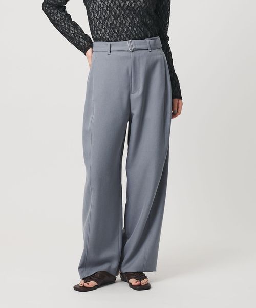 BEAUTY&YOUTH/ベルトカーブパンツ ウォッシャブル 防シワ/その他パンツ