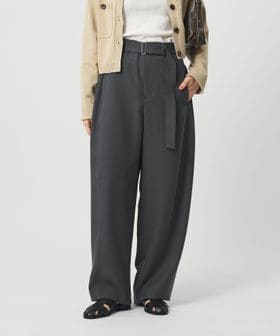 BEAUTY&YOUTH/ベルトカーブパンツ ウォッシャブル 防シワ/その他パンツ