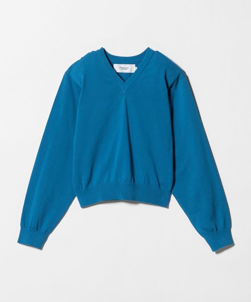 JANE SMITH/＜JANE SMITH ＞ショルダーパッド Vネック ニット プルオーバー/ニット / セーター