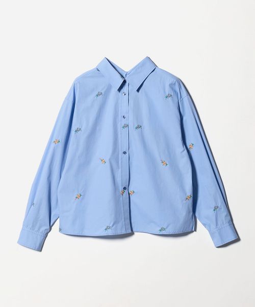 JANE SMITH/＜JANE SMITH ＞フラワーエンブロイダリー シャツ/シャツ / ブラウス