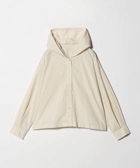 BEAUTY&YOUTH/ポリエステルコットン フードシャツ/シャツ / ブラウス