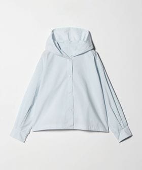 BEAUTY&YOUTH/ポリエステルコットン フードシャツ/シャツ / ブラウス