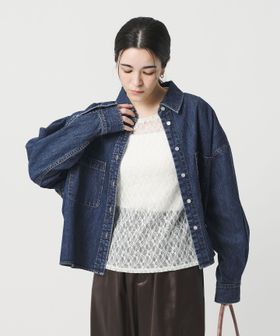 BEAUTY&YOUTH/【WEB限定】ショート デニムシャツ/シャツ / ブラウス