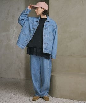 BEAUTY&YOUTH/【WEB限定】カーブ デニムパンツ/デニムパンツ