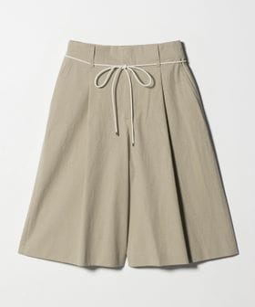 BEAUTY&YOUTH/コットン タック ストリング ハーフパンツ/ショート / ハーフパンツ