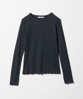 BEAUTY&YOUTH/ポリエステルコットンテレコ メローステッチ クルーネックカットソー/Tシャツ / カットソー