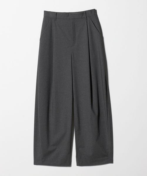 BEAUTY&YOUTH/タック カーブパンツ ウォッシャブル/その他パンツ