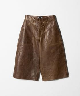 H BEAUTY&YOUTH/＜H＞カウレザー ペインター キュロット/ショート / ハーフパンツ