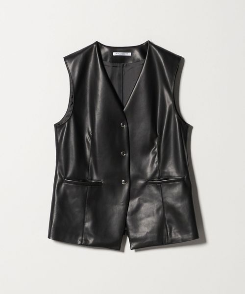 BEAUTY&YOUTH/レザーライク ベスト/ベスト