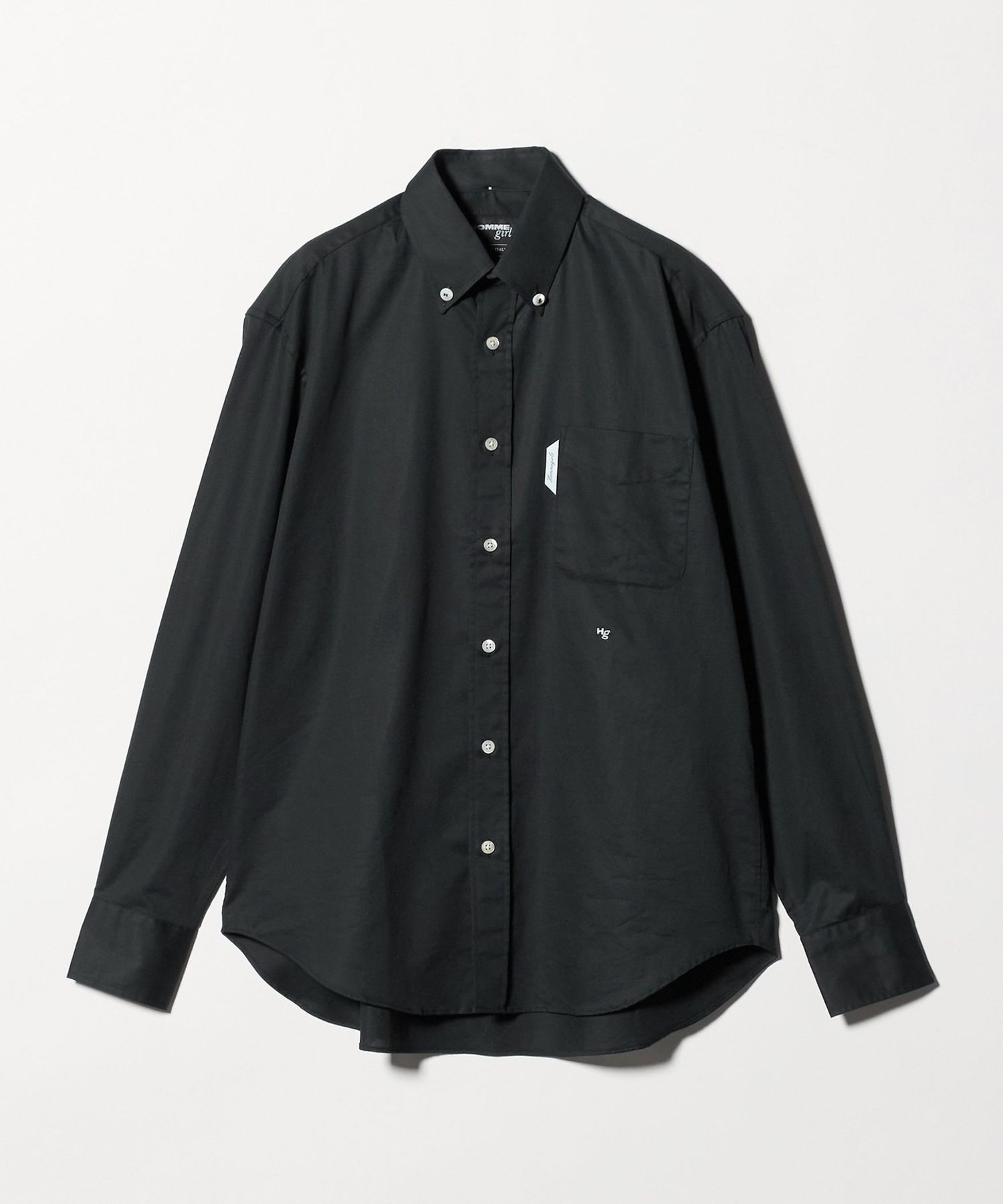 HOMME GIRLS＞OXFORD SHIRT BLACK/シャツ